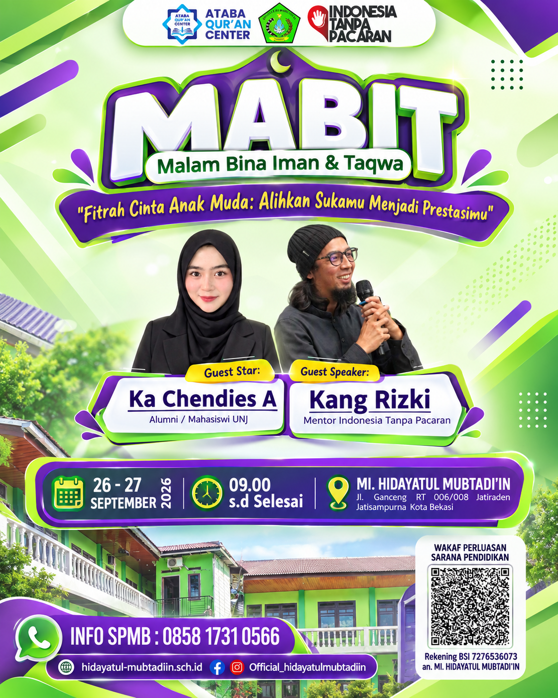 Malam Bina Iman Dan Takwa (MABIT) kels 6 semester 1 tahun 2026