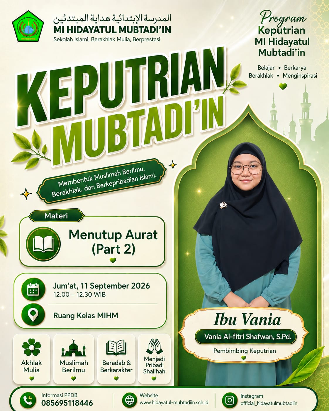 KEMUTRIAN MUBTADI'IN